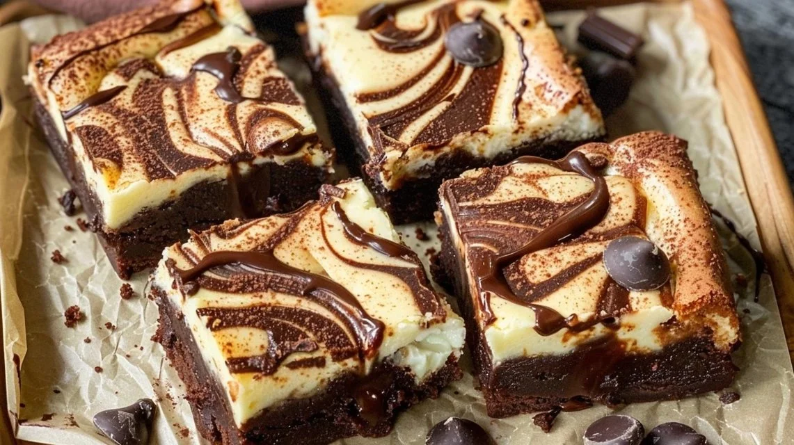 Gluten Free Chocolate Cheesecake Brownies