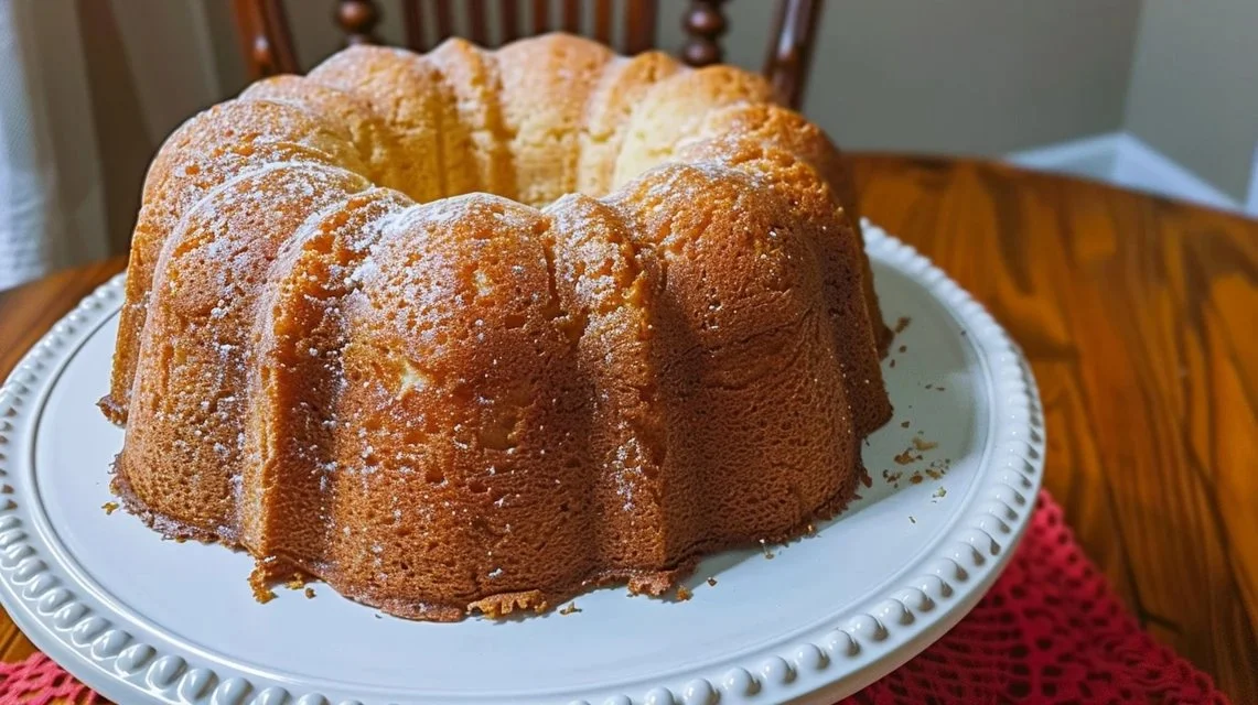 Grandma's Sour Cream Pound Cake 2 Grandma's Sour Cream Pound Cake