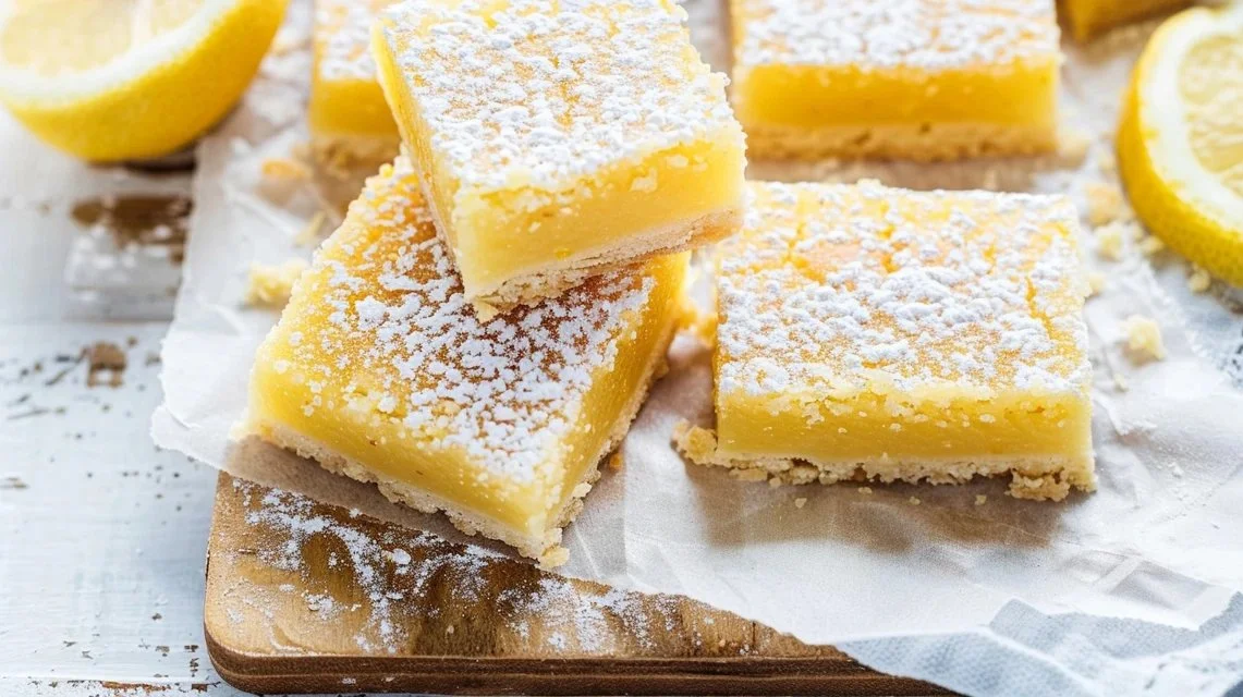 Healthy Lemon Bars 2 Healthy Lemon Bars