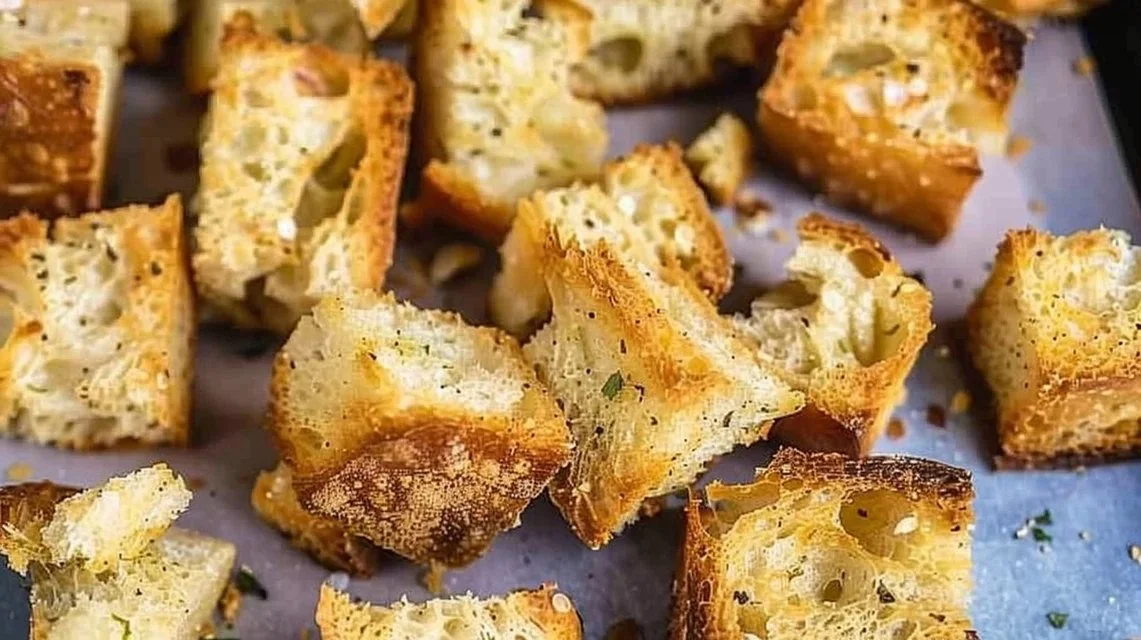 Homemade Sourdough Croutons 1 Homemade Sourdough Croutons