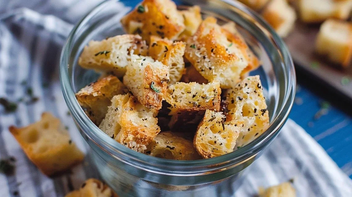 Homemade Sourdough Croutons