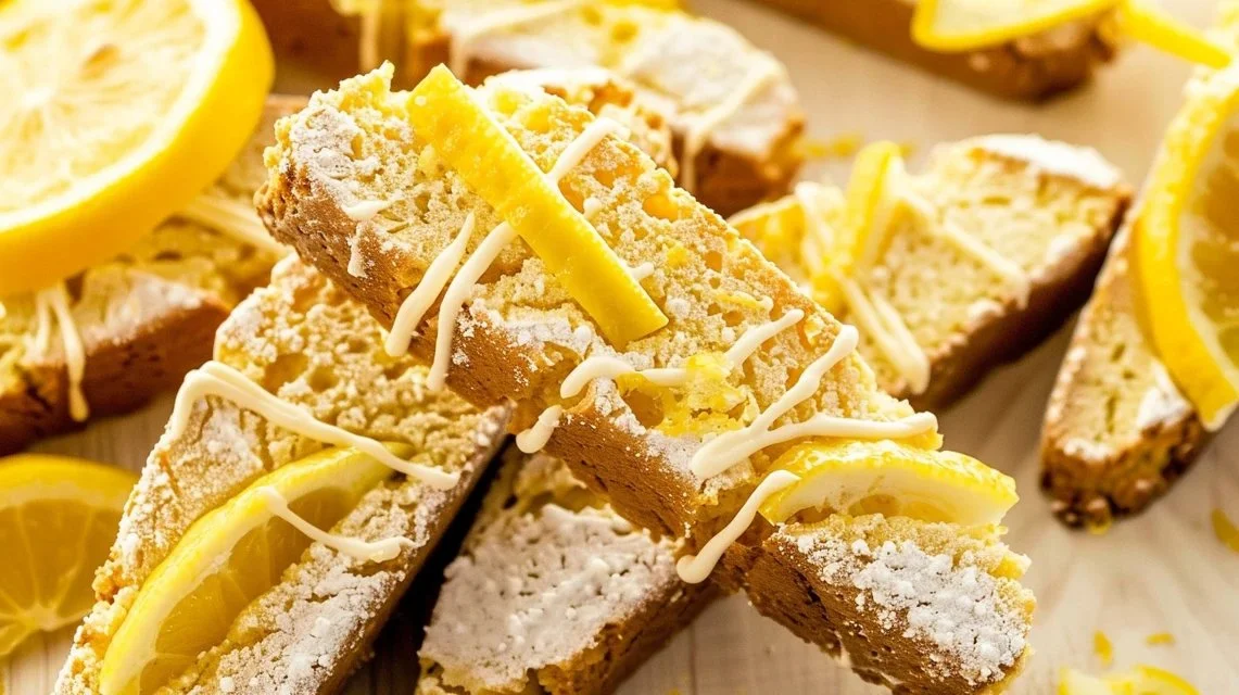 Lemon Biscotti (Authentic Italian Recipe) 2 Lemon Biscotti (Authentic Italian Recipe)