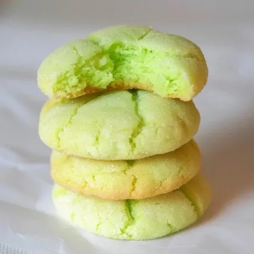 Delicious lime sugar cookies with a zesty flavor and sweet finish.