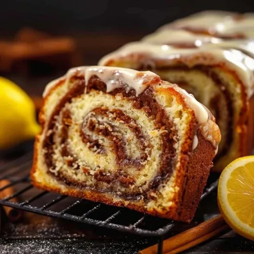 Moist cinnamon swirl loaf, perfect for Christmas baking and holiday gatherings