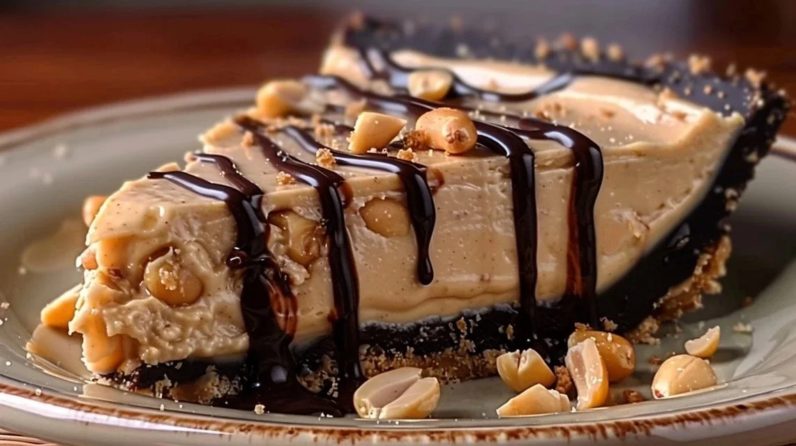 No-Bake Keto Peanut Butter Pie - Easy Sugar Free Dessert