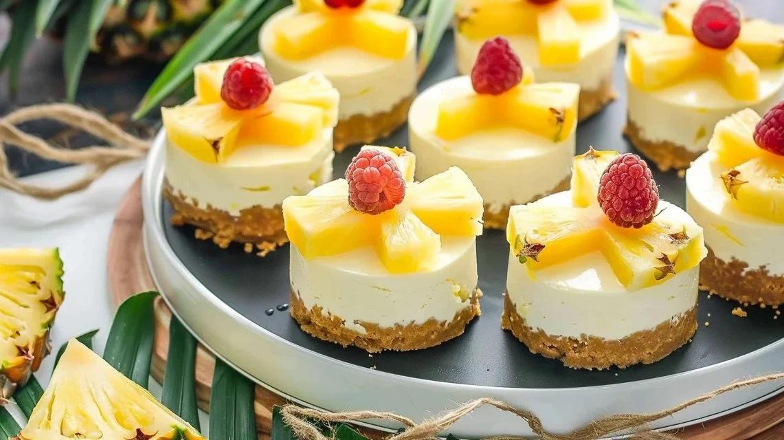 No Bake Pineapple Cheesecake