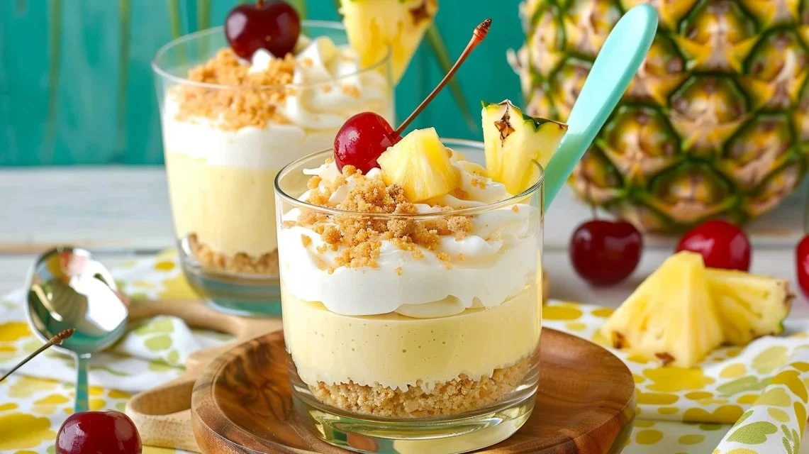 Pina Colada Cheesecake Mousse