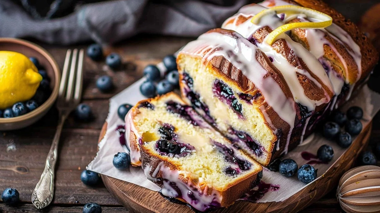 Softest Blueberry Lemon Sourdough Babka 2 Blueberry Lemon Sourdough Babka