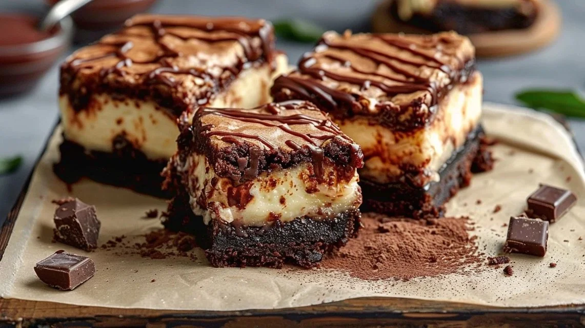 Sourdough Dessert Cheesecake Brownies