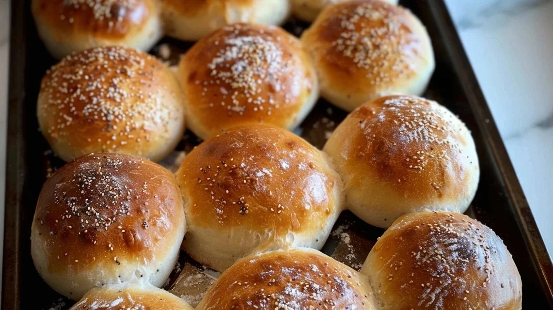 Sourdough Discard One-Hour Hamburger Buns