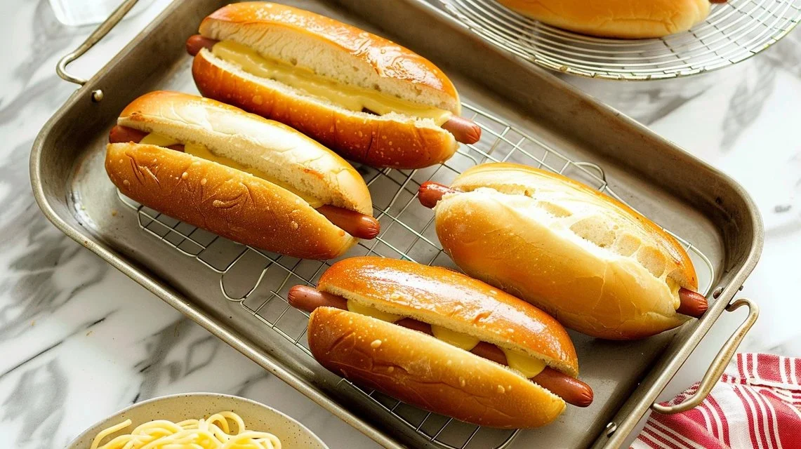 Sourdough Discard Hot Dog Buns
