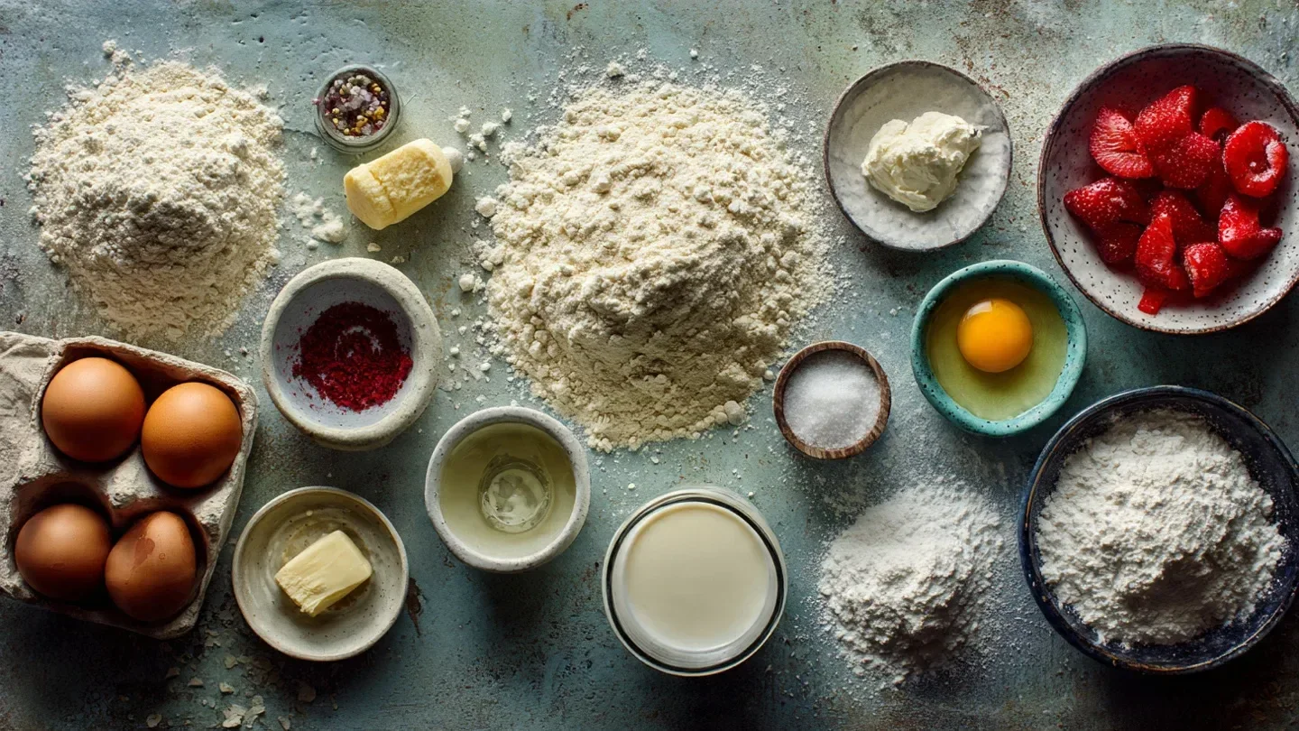 strawberry cake custard delight with fresh berries 2026 04 22 132541 Strawberry Cake Custard Delight with Fresh Berries