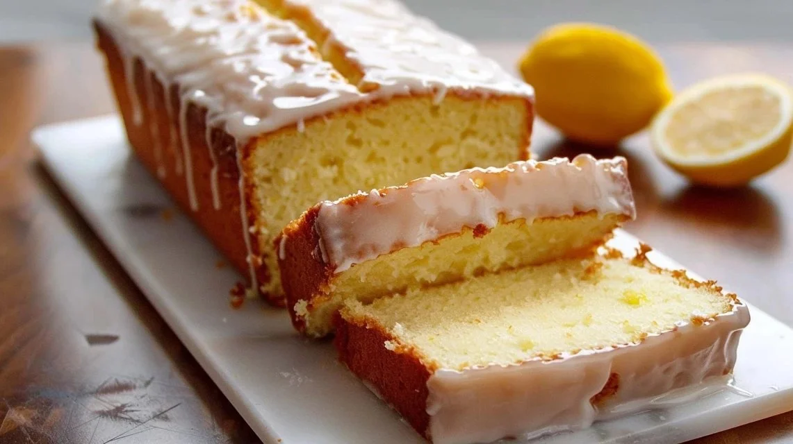 Zesty Lemon Pound Cake with Glaze – So Moist & Flavorful