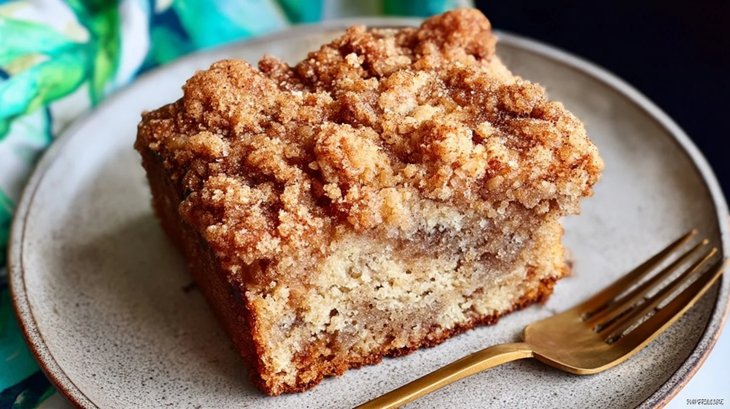 Banana Crumb Coffee Cake with Streusel Topping