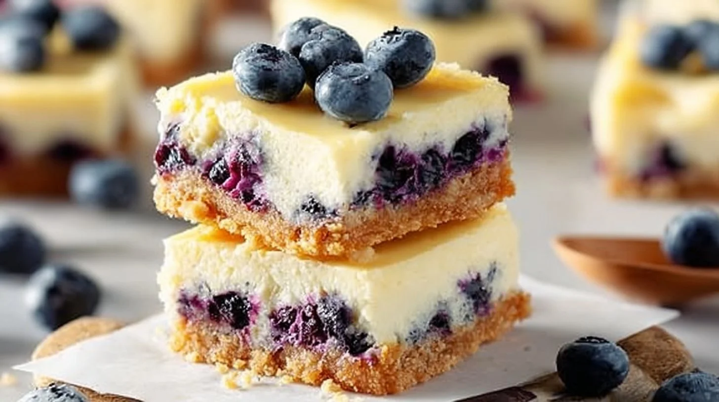 Blueberry Cheesecake Bars