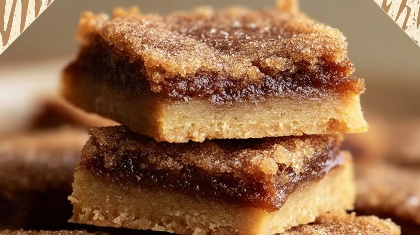Cinnamon Sugar Blondies