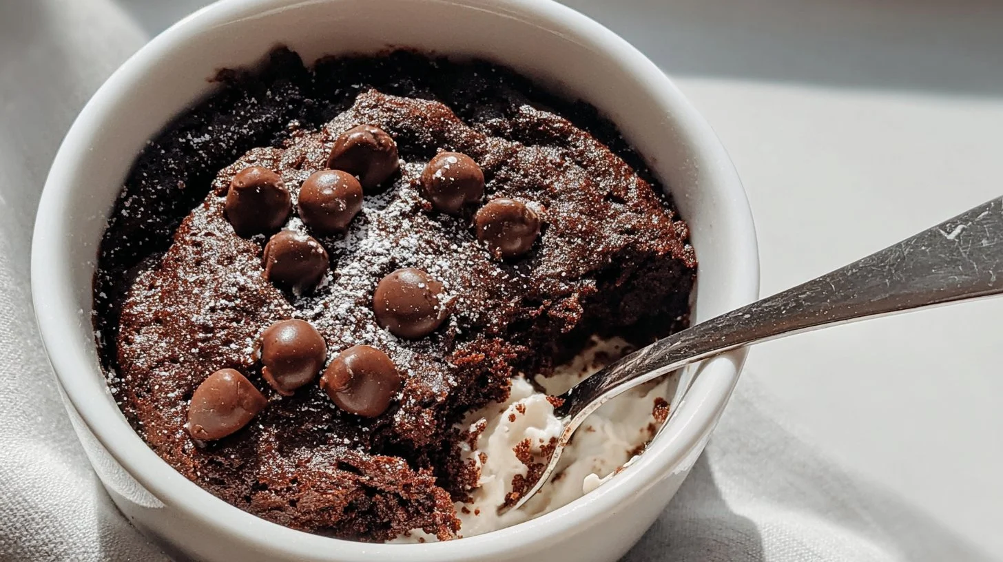 Cottage Cheese Microwave Brownie for Busy Weekdays