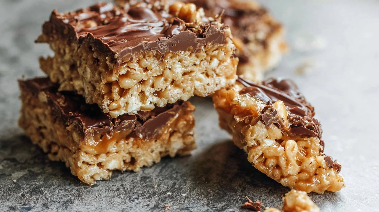 Crunchy Toffee Brown Butter Rice Krispie Treats