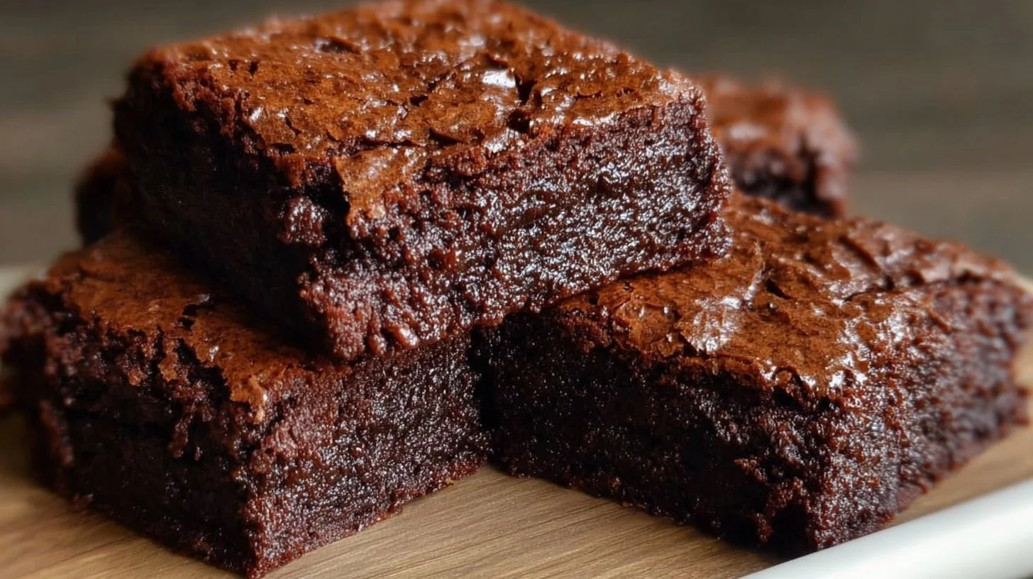 Fudgy Sourdough Discard Brownies