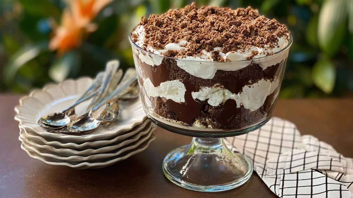 Heath Bar Trifle with Toffee Crunch