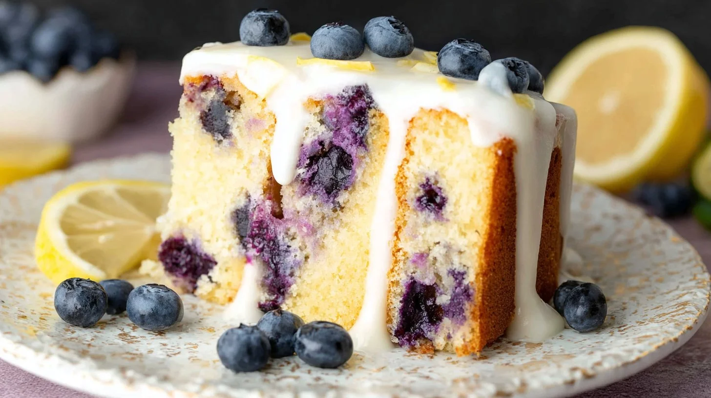 Lemon Blueberry Cake with Fresh Berry Flavor 2 Lemon Blueberry Cake with Fresh Berry Flavor