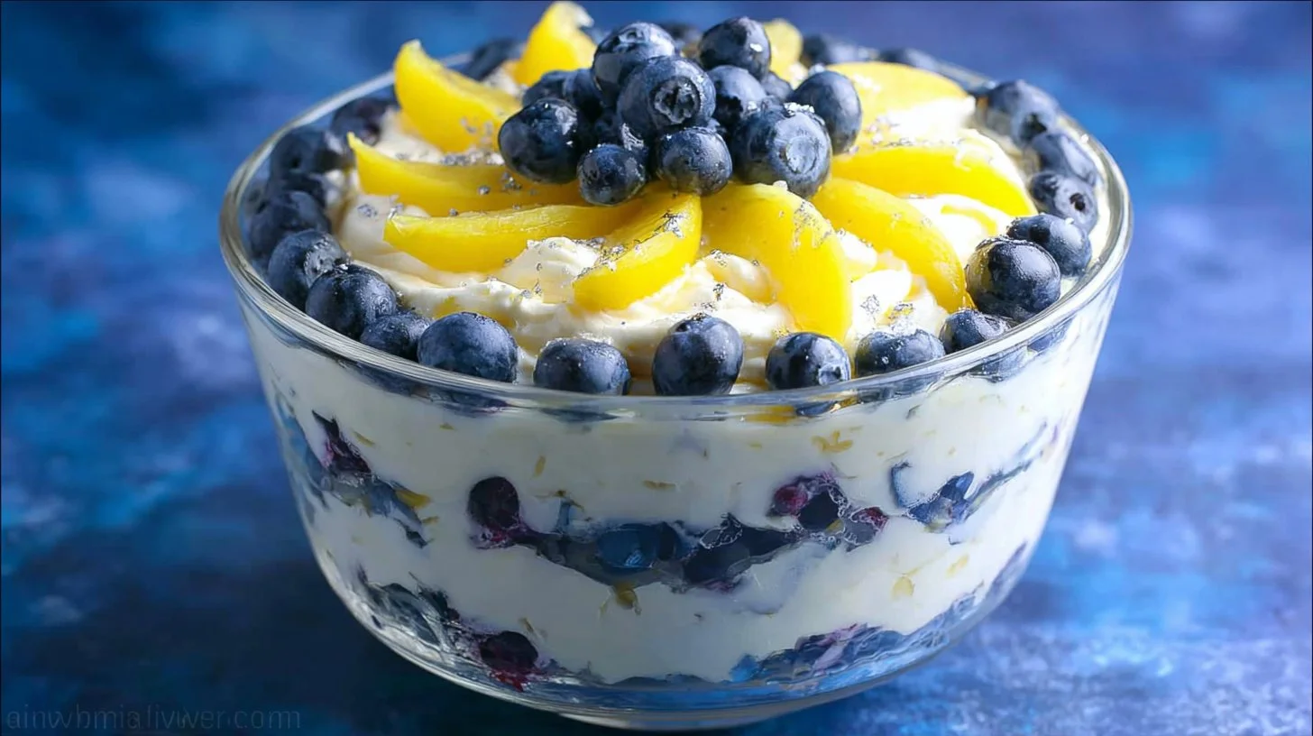 Lemon Blueberry Trifle with Fresh Summer Flavor