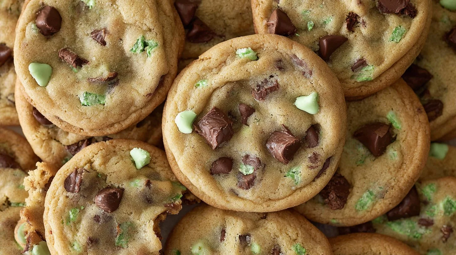 Mint Chocolate Chip Cookies