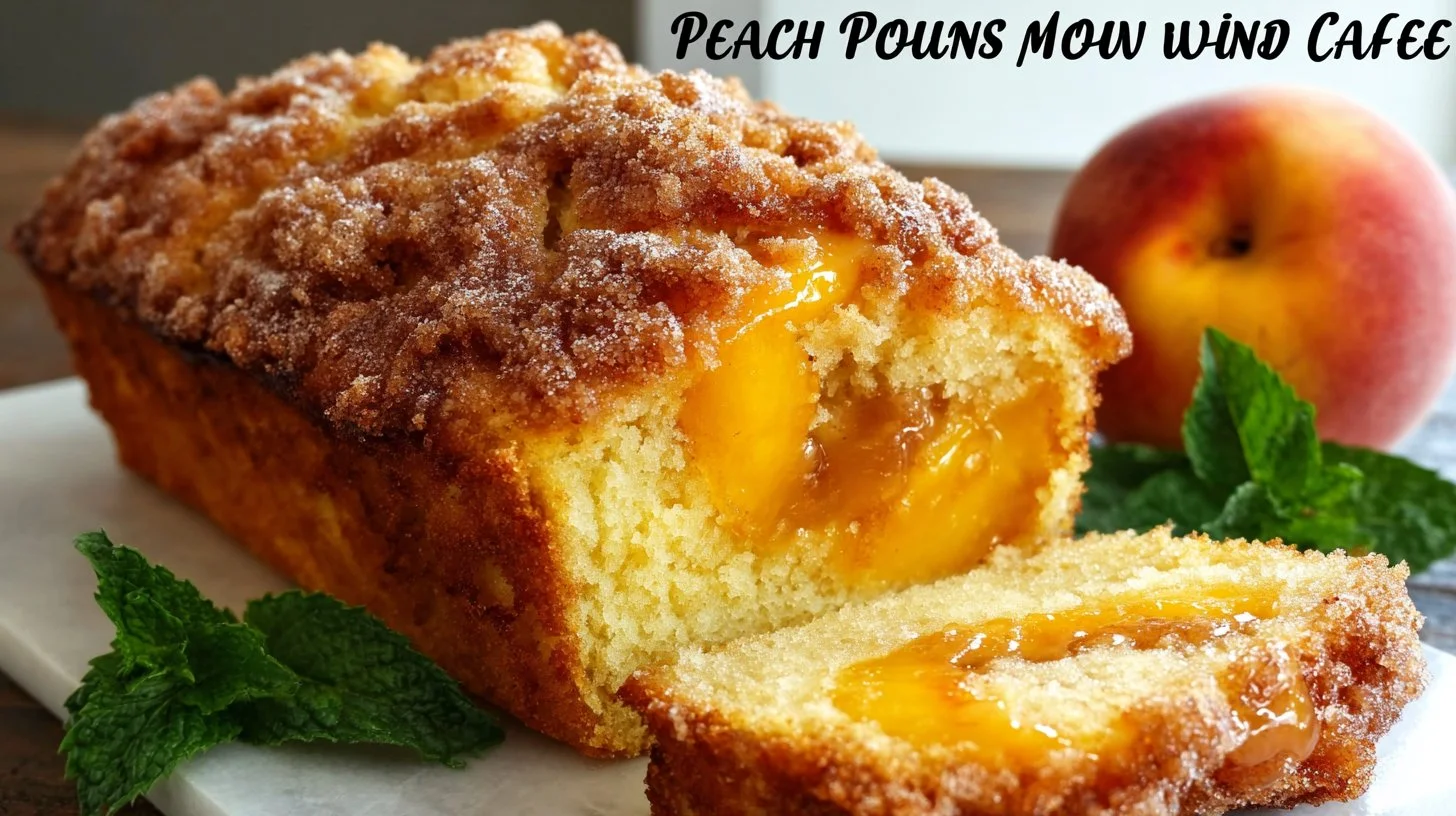 Peach Cobbler Pound Cake for Summer Gatherings