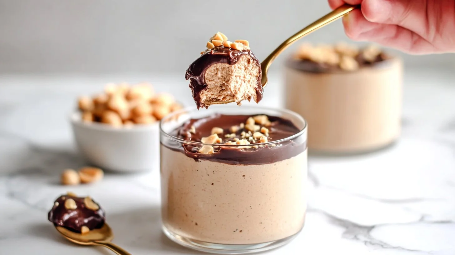 Peanut Butter Cottage Cheese Mousse