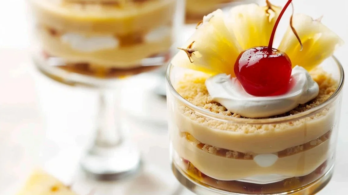 Pineapple Cheesecake Cups