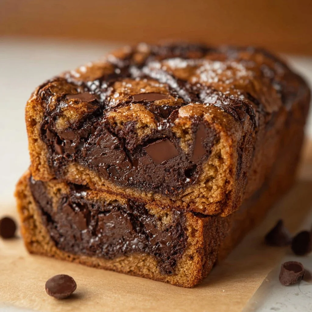 Delicious sourdough blondies baked with chocolate chips