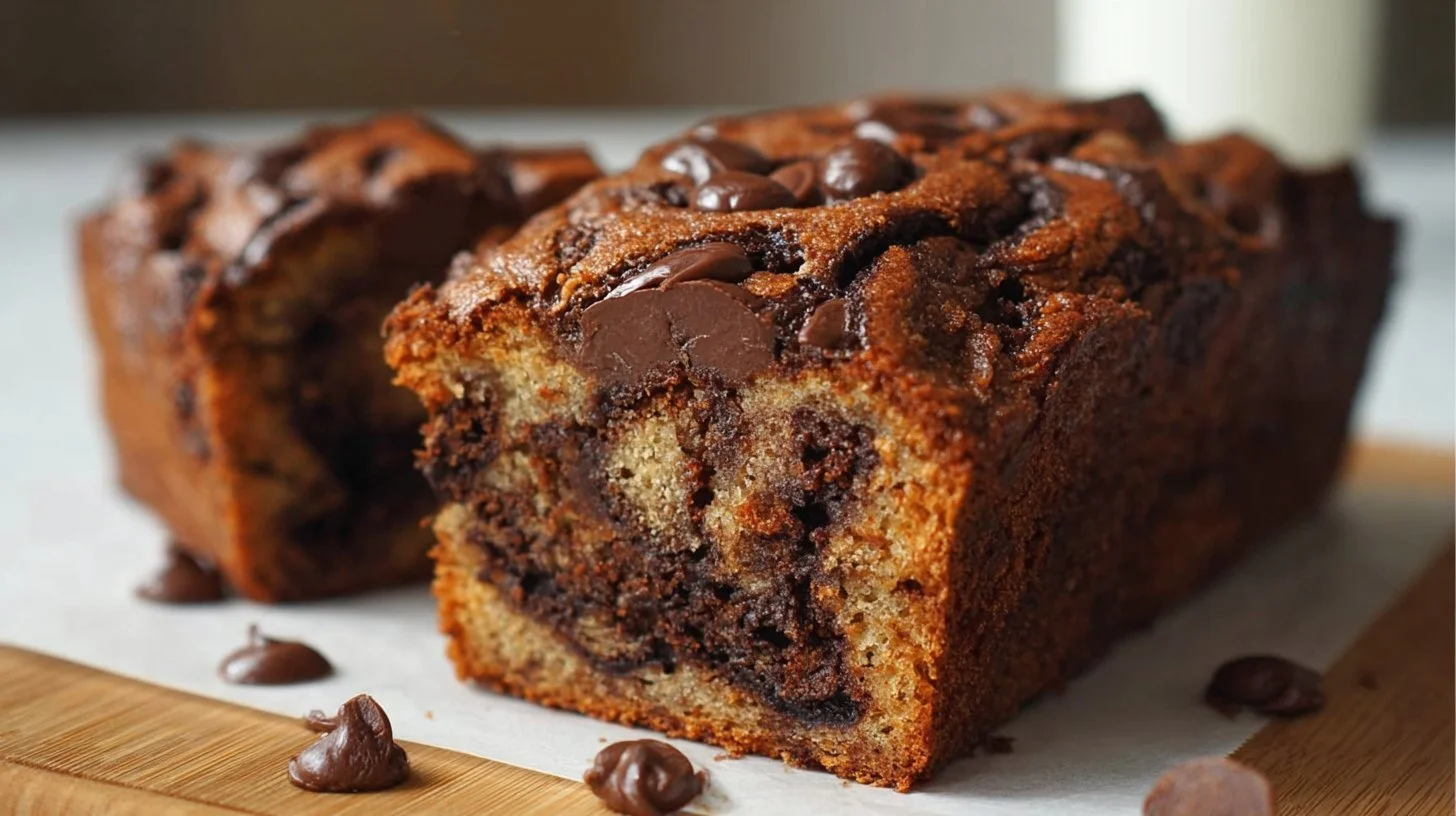 Gooey Sourdough Blondies with Chocolate Chips
