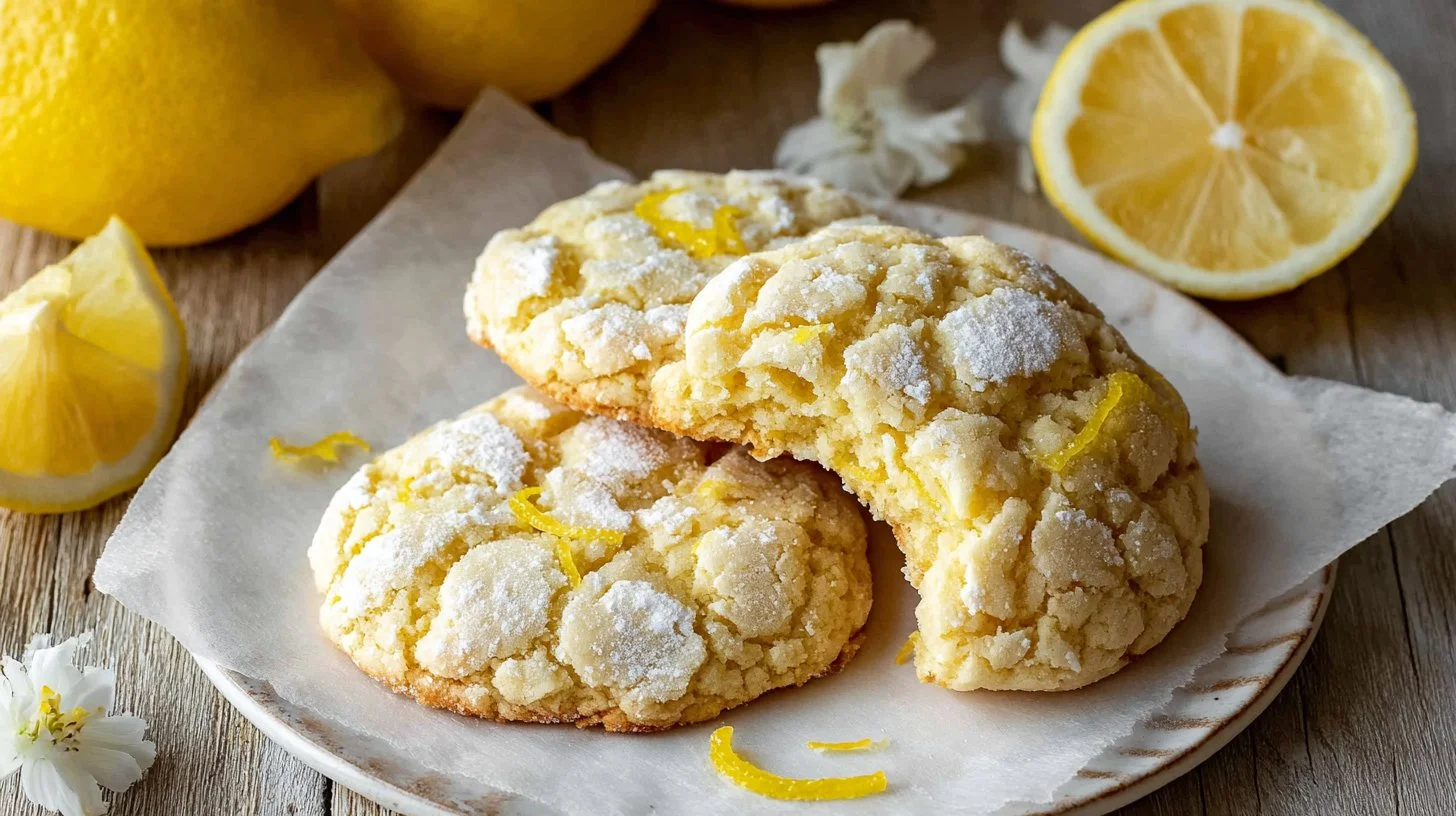 Sourdough Lemon Cookies with Bright Citrus Flavor