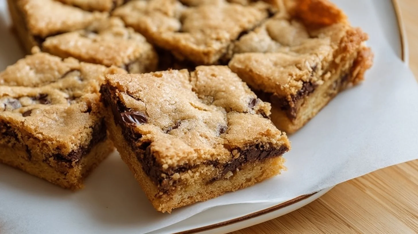 Sweet Sourdough Cookie Bars with Buttery Flavor