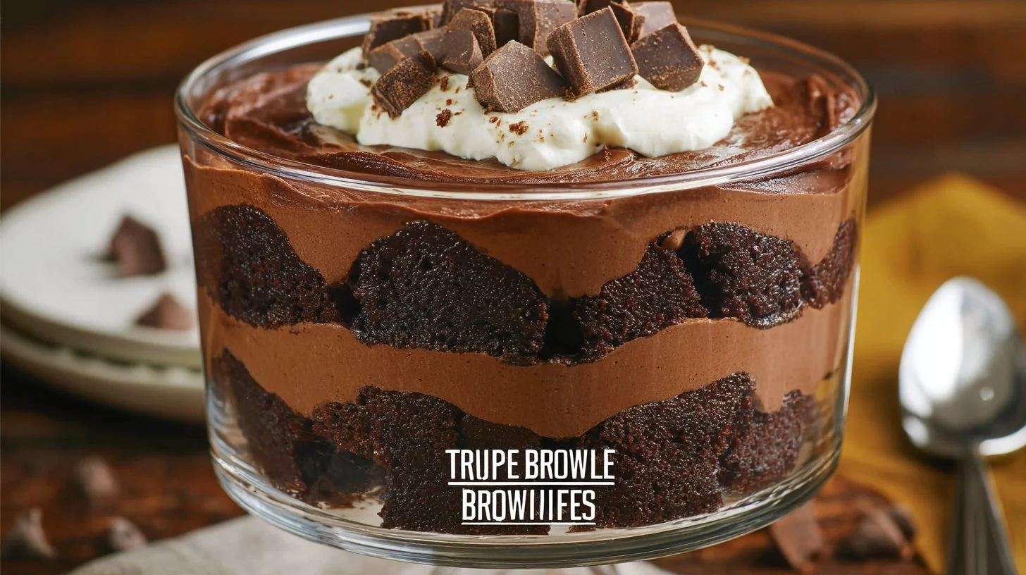 Triple Chocolate Brownie Trifle for Chocolate Lovers