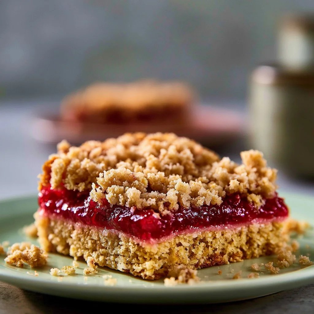 Best Rhubarb Crumble Bars