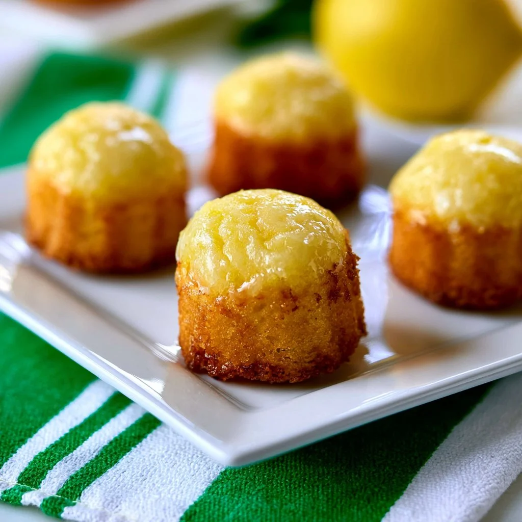 Bite-sized Lemon Drop Cakes 1 Bite-sized Lemon Drop Cakes