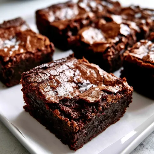Delicious easy brownie recipe with rich chocolate flavor
