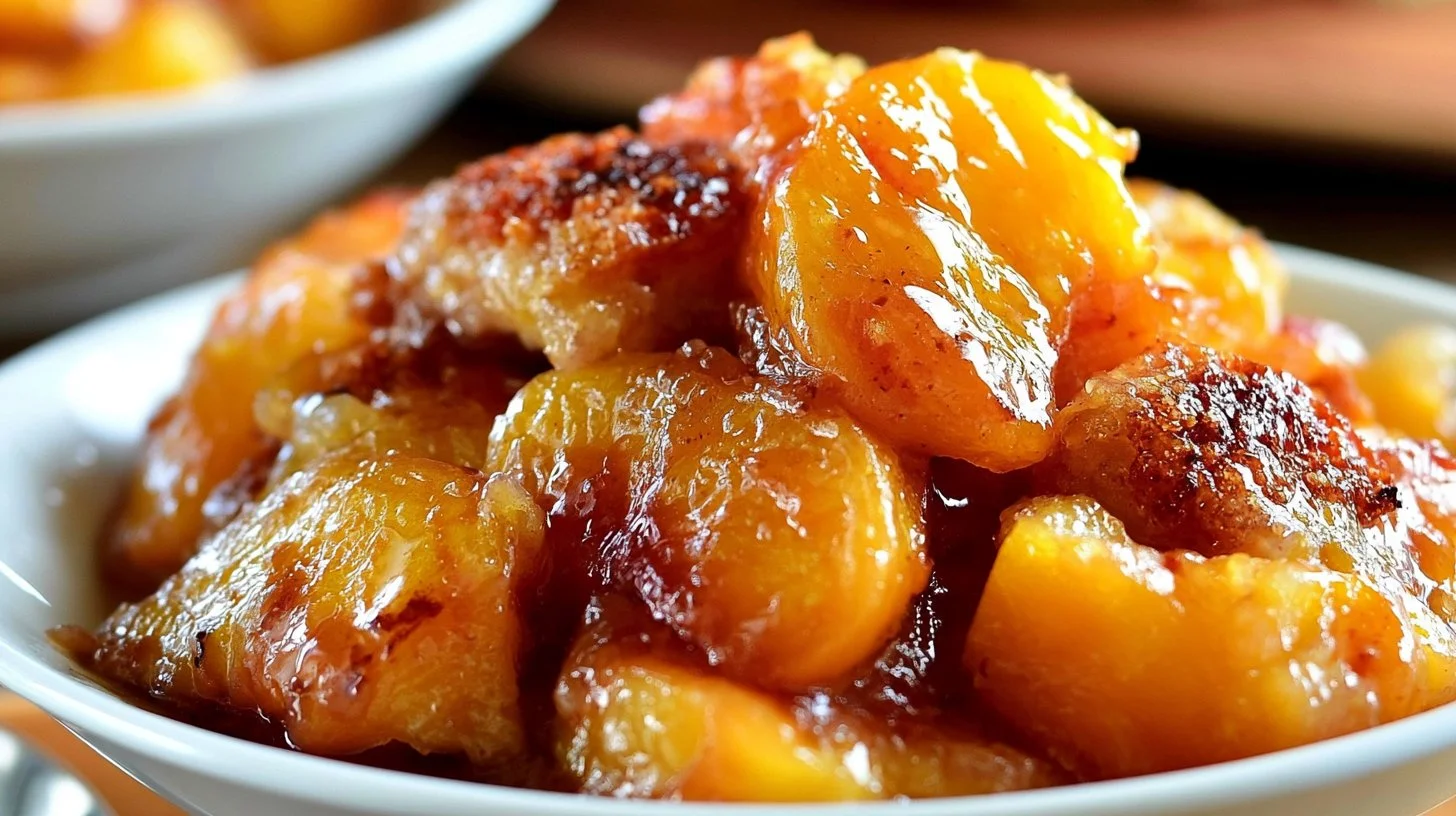 Easy Fresh Peach Cobbler