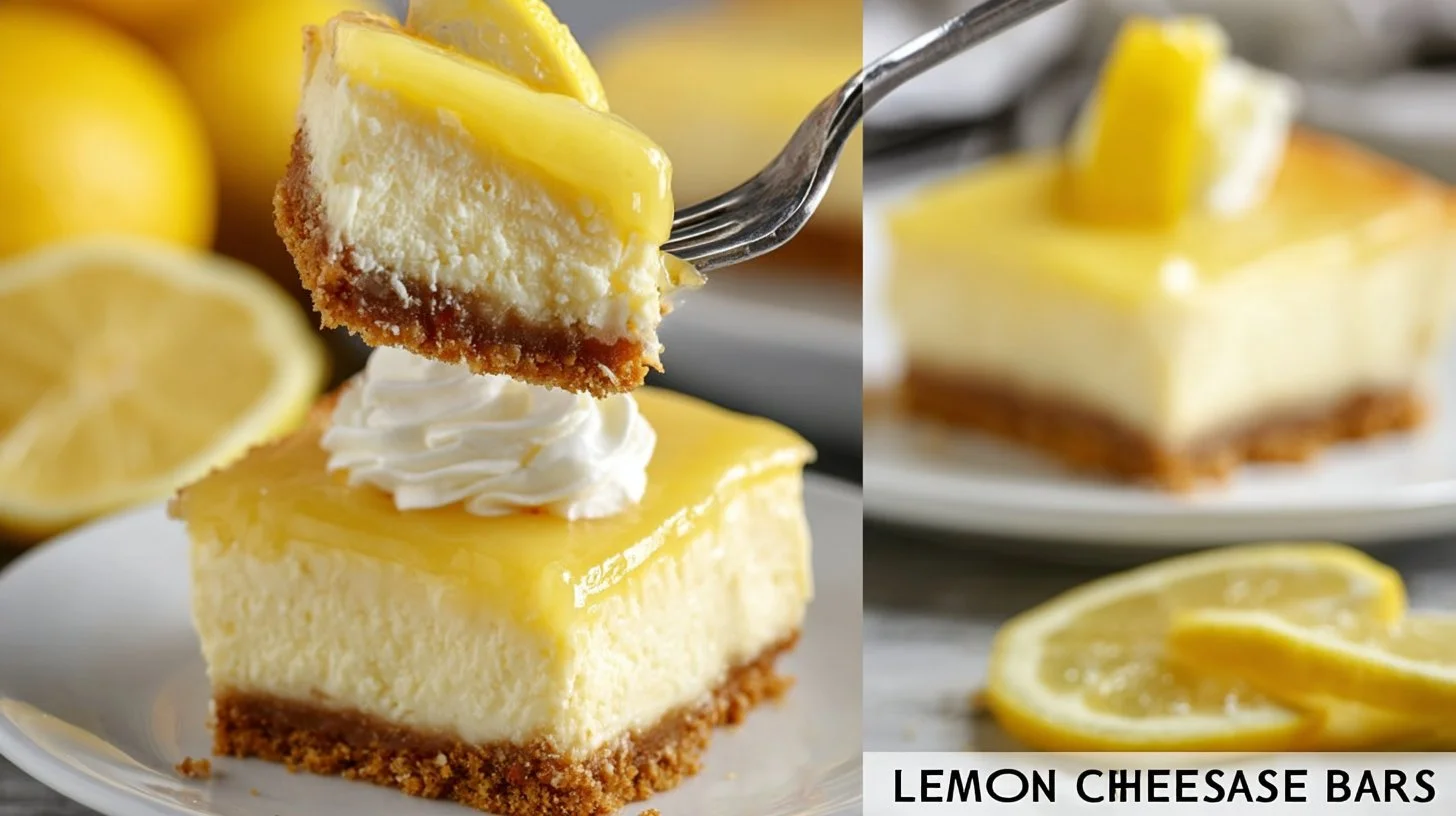 Tangy Lemon Cheesecake Bars
