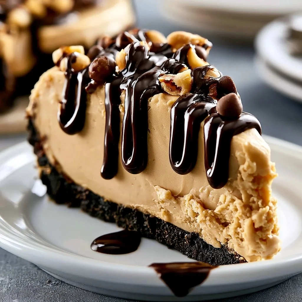 Easy Peanut Butter No-Bake Pie 2 Easy Peanut Butter No-Bake Pie