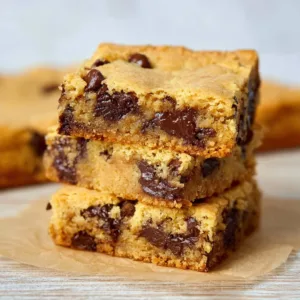 Delicious easy sourdough cookie bars fresh out of the oven