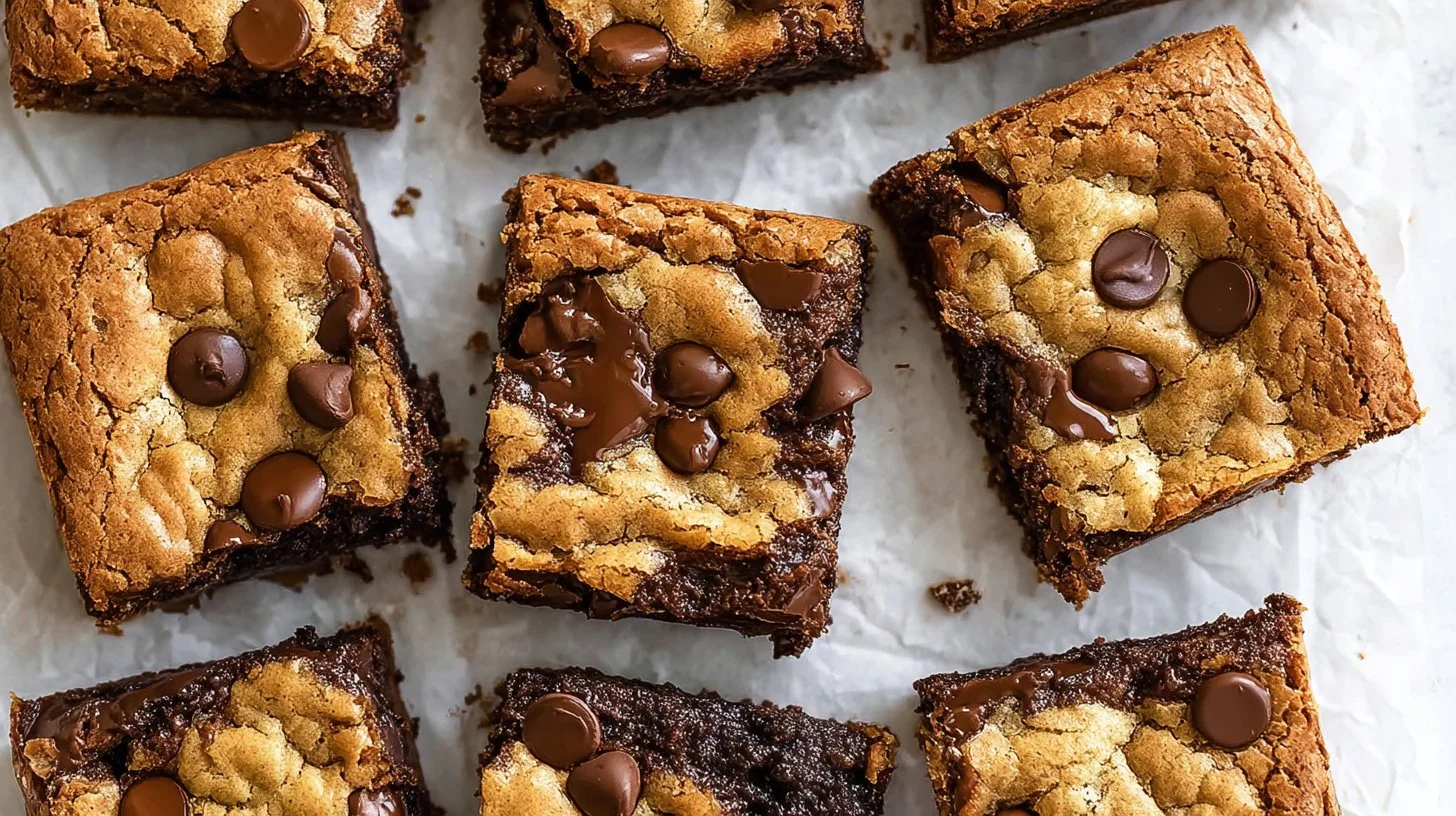 Gluten-Free Brookies (Brownie Cookie Bars!)