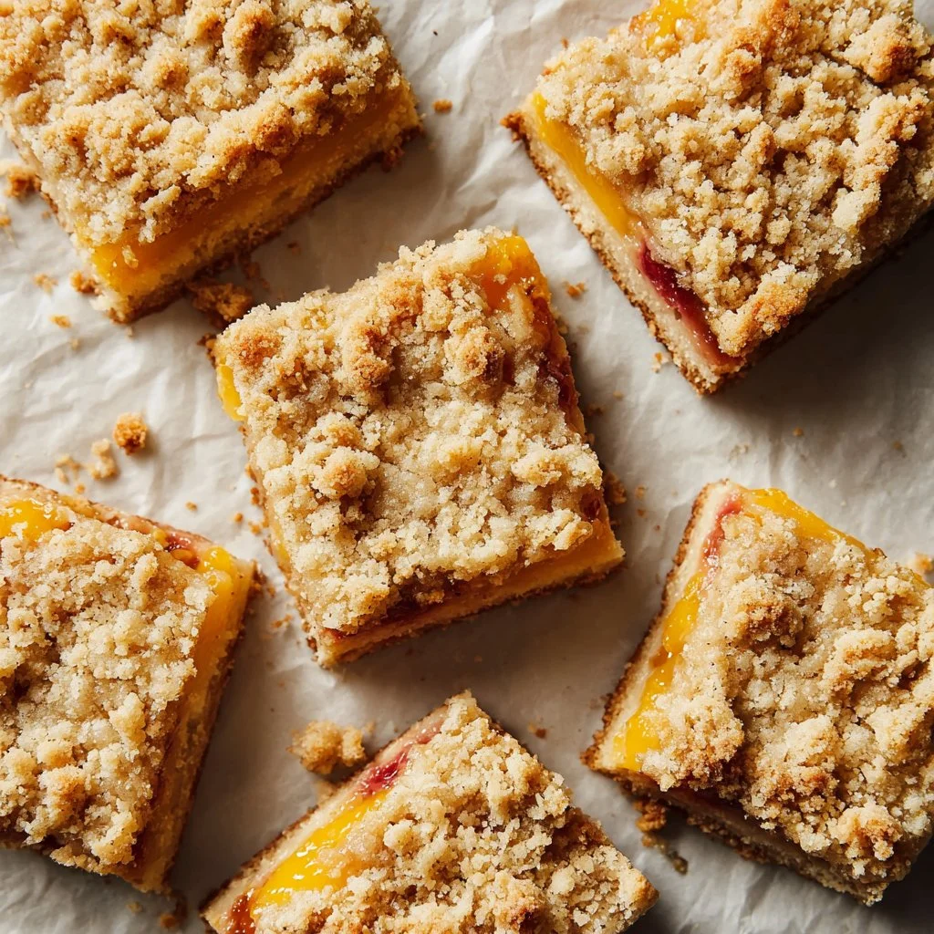 heavenly-summer-peach-bars-2026-06-10-174212 Deliciously baked summer peach bars topped with buttery crumble