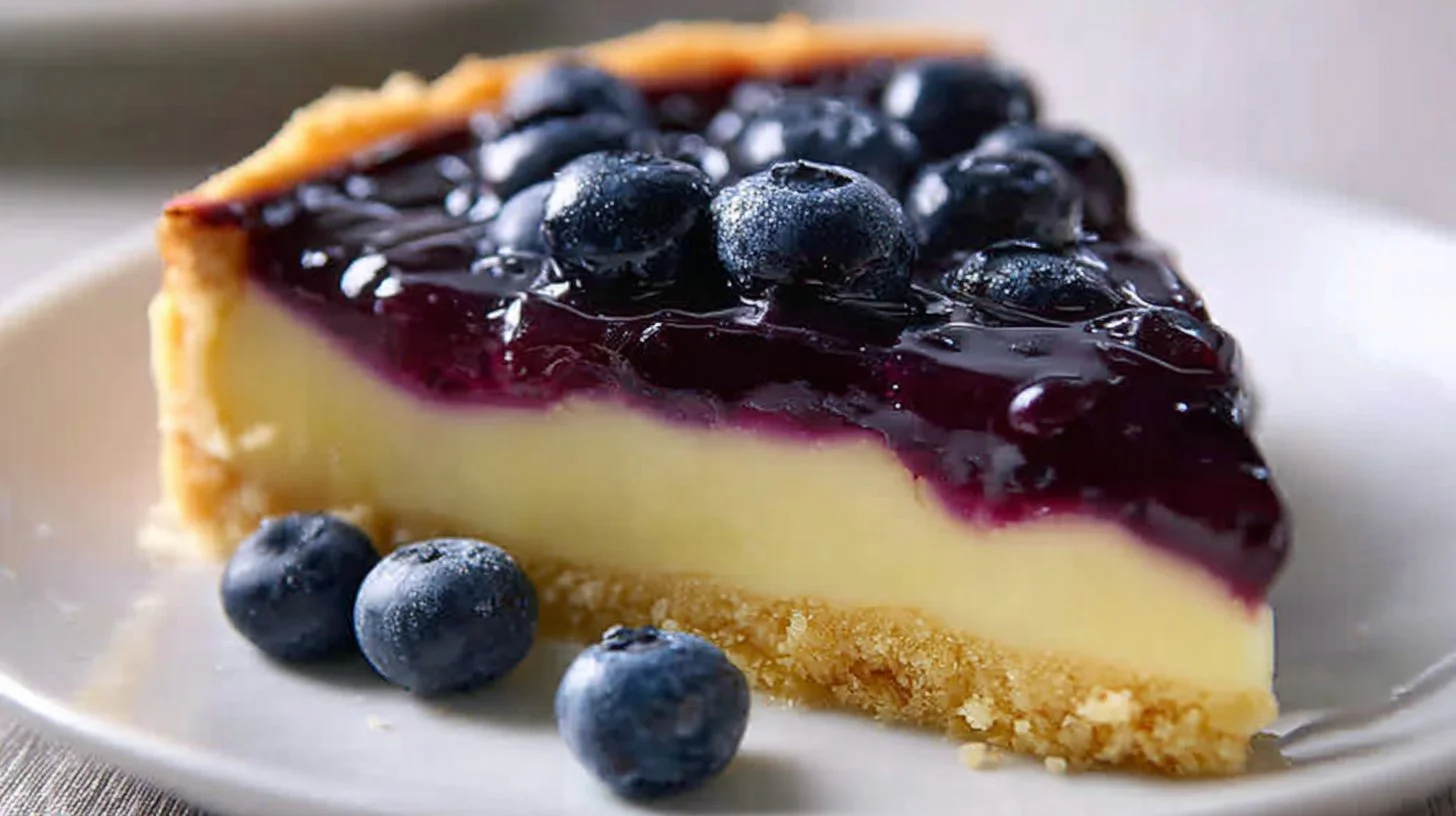 Tangy & Irresistible Lemon Blueberry Tart