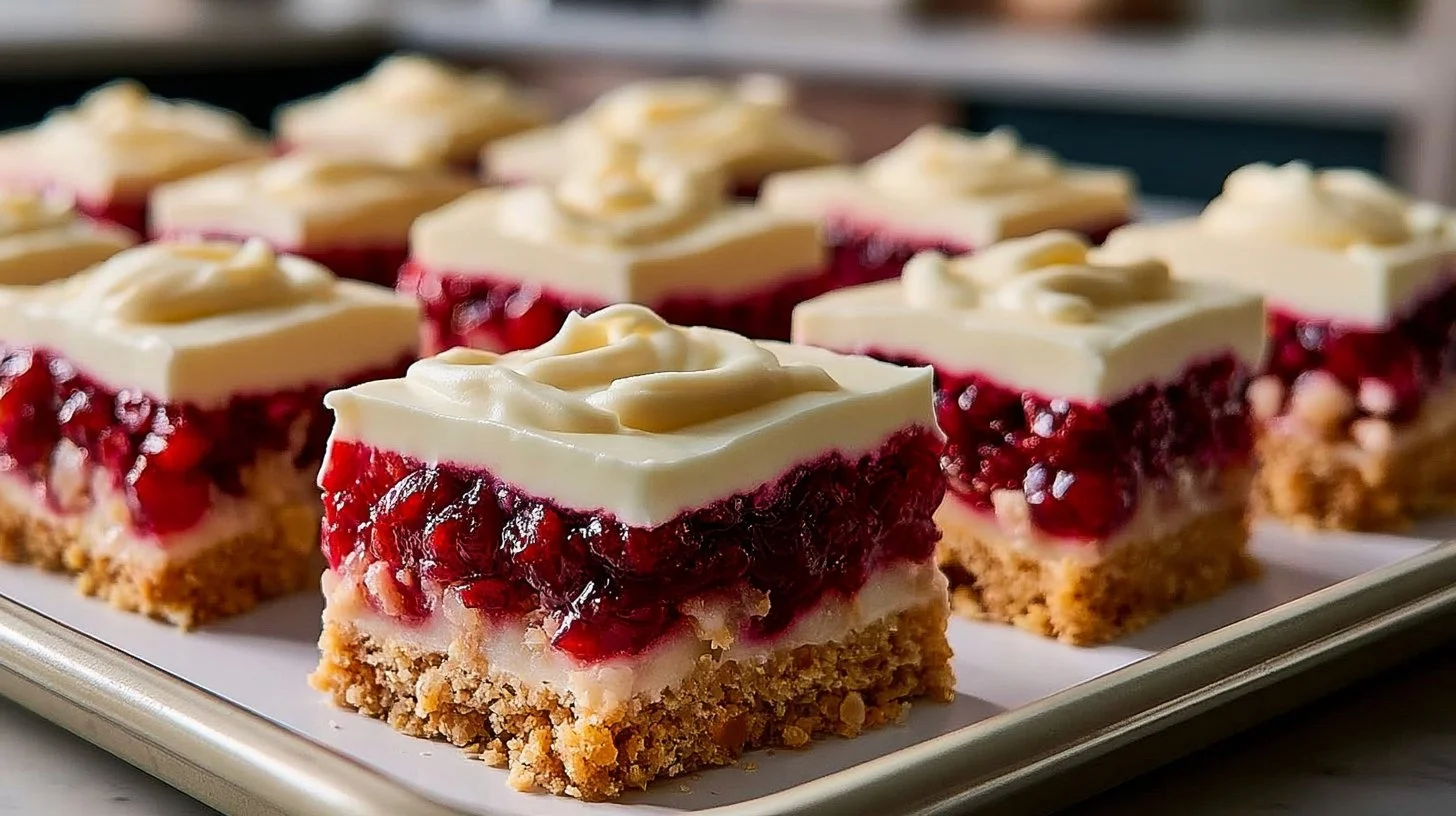 Irresistible Rhubarb Bars with Cream Cheese Frosting