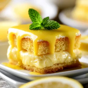 Lemon Tiramisu Cake 3 Delicious lemon tiramisu cake with creamy layers and lemon zest garnish