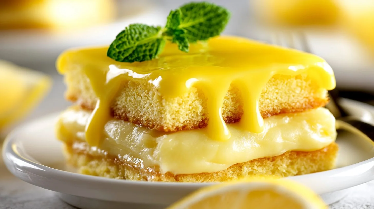 Lemon Tiramisu Cake 2 Lemon Tiramisu (No Raw Eggs + No Alcohol)