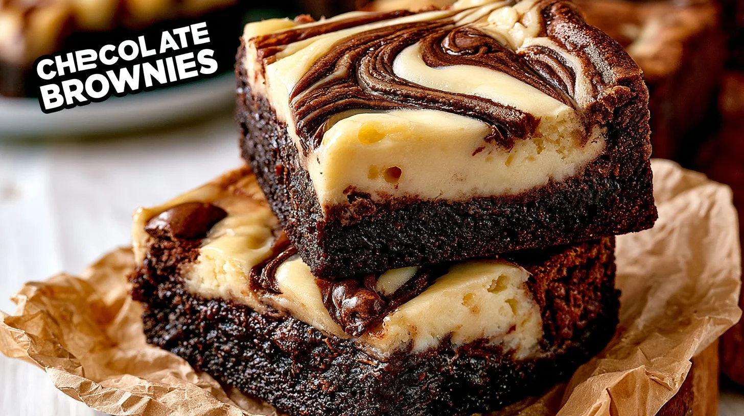 Marbled Chocolate Brownies