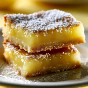Delicious lemon squares recipe by Martha Stewart, featuring a perfect balance of tart and sweet flavors.